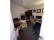 Charming bedroom with a double bed, TV, and home office at 345 Reserve Dr, Davenport, FL 33896