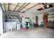 Oversized garage with room for storage and workshop at 653 Pelican Bay Dr, Daytona Beach, FL 32119