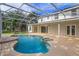 Large, inviting pool with spa and spacious patio at 6893 Hidden Glade Pl, Sanford, FL 32771