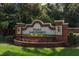 Brick entrance sign welcomes residents to Sylvan Lake Reserve community at 6893 Hidden Glade Pl, Sanford, FL 32771