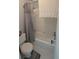 Clean bathroom with shower/tub combo and striped curtain at 2546 Lemon Tree Ln # 4, Orlando, FL 32839