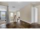 Upstairs hallway with tile flooring and access to bedrooms at 1161 Cathcart Cir, Sanford, FL 32771