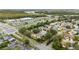 Wide aerial view of house and surrounding area at 12105 Harkness Ct, Orlando, FL 32828