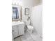 Clean bathroom with white vanity, toilet and shower at 3053 George Mason Ave # D, Winter Park, FL 32792
