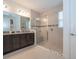 Modern bathroom with a large walk-in shower at 3140 Agostino Ter, Kissimmee, FL 34746