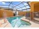 Private screened pool and spa at 8962 Cuban Palm Rd, Kissimmee, FL 34747