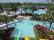 Lazy river and resort style pool with floats at 14501 Grove Resort Ave # 1332, Winter Garden, FL 34787