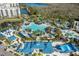 Resort-style pool area with water park features at 14501 Grove Resort Ave # 1332, Winter Garden, FL 34787