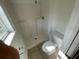Small bathroom with shower stall and toilet at 3001 Mandolin Dr, Kissimmee, FL 34744
