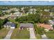 Aerial view showcasing a single-Gathering home's location in a residential area at 758 Tamerlane St, Deltona, FL 32725