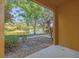 Ground level patio with tranquil water view at 8807 Villa View Cir # 107, Orlando, FL 32821