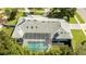 Top-down view of house and backyard with pool at 5646 Masters Blvd, Orlando, FL 32819