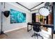 Spacious home office with large artwork and professional lighting at 5646 Masters Blvd, Orlando, FL 32819
