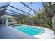 Inviting screened pool with a large patio area at 5646 Masters Blvd, Orlando, FL 32819