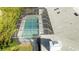 Enclosed rectangular pool with a screened enclosure at 5646 Masters Blvd, Orlando, FL 32819