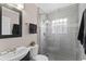 Modern bathroom with a large walk-in shower and updated vanity at 806 Knightsbridge Cir, Davenport, FL 33896