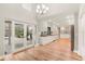 Open concept kitchen with breakfast nook and access to backyard patio at 9792 Wild Oak Dr, Windermere, FL 34786