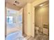 Guest bathroom with toilet and small vanity at 7612 Cabana Ct # 303, Reunion, FL 34747