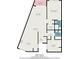 Floor plan showing a two-bedroom condo layout with balcony and total area of 1123 sq ft at 1054 Lotus Cove Ct # 642, Altamonte Springs, FL 32714