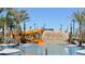Community pool with water slides and a rock climbing feature at 5160 Oakbourne Ave, Davenport, FL 33837