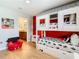 Mickey Mouse themed bedroom with a bunk bed at 1522 Moon Valley Dr, Davenport, FL 33896