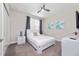 Bedroom with queen bed and TV at 2770 Bookmark Dr, Kissimmee, FL 34746