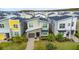 Aerial view of two-story home with private pool at 2770 Bookmark Dr, Kissimmee, FL 34746