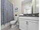 Bathroom with shower/tub combo and vanity at 2770 Bookmark Dr, Kissimmee, FL 34746