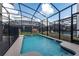 Private screened pool with a spacious deck at 2770 Bookmark Dr, Kissimmee, FL 34746
