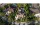 Aerial view of luxurious home with pool and large lot at 36 Allenwood Look, Ormond Beach, FL 32174
