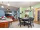 Casual breakfast nook with a view of the Gathering room and kitchen at 36 Allenwood Look, Ormond Beach, FL 32174