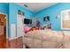 Spacious bedroom with hardwood floors and plenty of room for storage at 36 Allenwood Look, Ormond Beach, FL 32174
