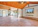 Large bonus room with tile floor and wood ceiling at 4150 Citrus St, Kissimmee, FL 34746
