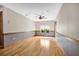 Living room with hardwood floors and ceiling fan at 4150 Citrus St, Kissimmee, FL 34746