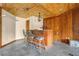 Basement bar with wood finishes and tile flooring at 4150 Citrus St, Kissimmee, FL 34746