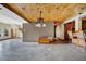 Open dining area with wood ceiling and tile floor at 4150 Citrus St, Kissimmee, FL 34746