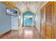 Bright bedroom with wood floors and window seat at 4150 Citrus St, Kissimmee, FL 34746