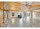 Bright living room with stone fireplace and high ceilings at 4150 Citrus St, Kissimmee, FL 34746
