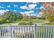 Landscaped front yard with circular driveway at 4150 Citrus St, Kissimmee, FL 34746