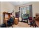 Home office with wood desk and ample storage at 5307 Cortland Dr, Davenport, FL 33837