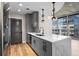 Modern kitchen with stainless steel appliances and marble countertops at 155 S Court Ave # 1912, Orlando, FL 32801