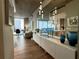 Open concept entryway with city views and contemporary decor at 155 S Court Ave # 1912, Orlando, FL 32801