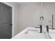 Vanity with modern sink and faucet in a sleek bathroom at 155 S Court Ave # 1912, Orlando, FL 32801