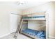 Bedroom with a bunk bed, ceiling fan and a closet at 2047 Island Brook Ln, Orlando, FL 32824