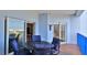 Condo balcony with table and chairs, offering an ocean view at 5300 S Atlantic Ave # 2-502, New Smyrna Beach, FL 32169