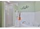 Relaxing bathroom with a large garden tub and separate shower at 5300 S Atlantic Ave # 2-502, New Smyrna Beach, FL 32169