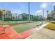 Shuffleboard court with red and green surface at 5300 S Atlantic Ave # 2-502, New Smyrna Beach, FL 32169