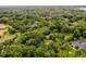 Aerial view of a house nestled in a lush, wooded neighborhood at 8407 River Branch Pl, Sanford, FL 32771
