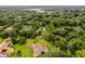 Aerial view of a home situated on a spacious lot with lush greenery at 8407 River Branch Pl, Sanford, FL 32771