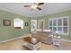 Relaxing Gathering room with a view of kitchen and access to the backyard at 8407 River Branch Pl, Sanford, FL 32771